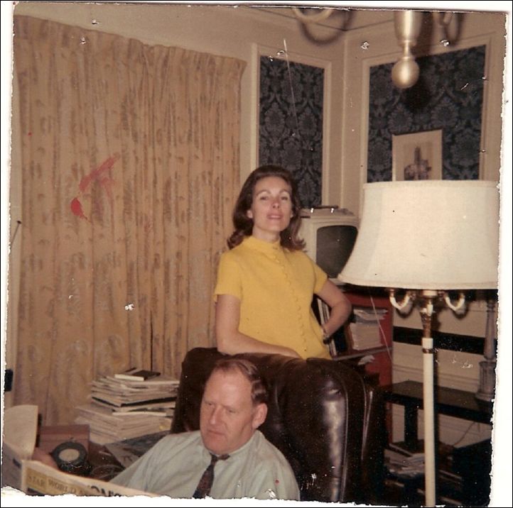 403Mom n Dad in Fremont Den 1960's